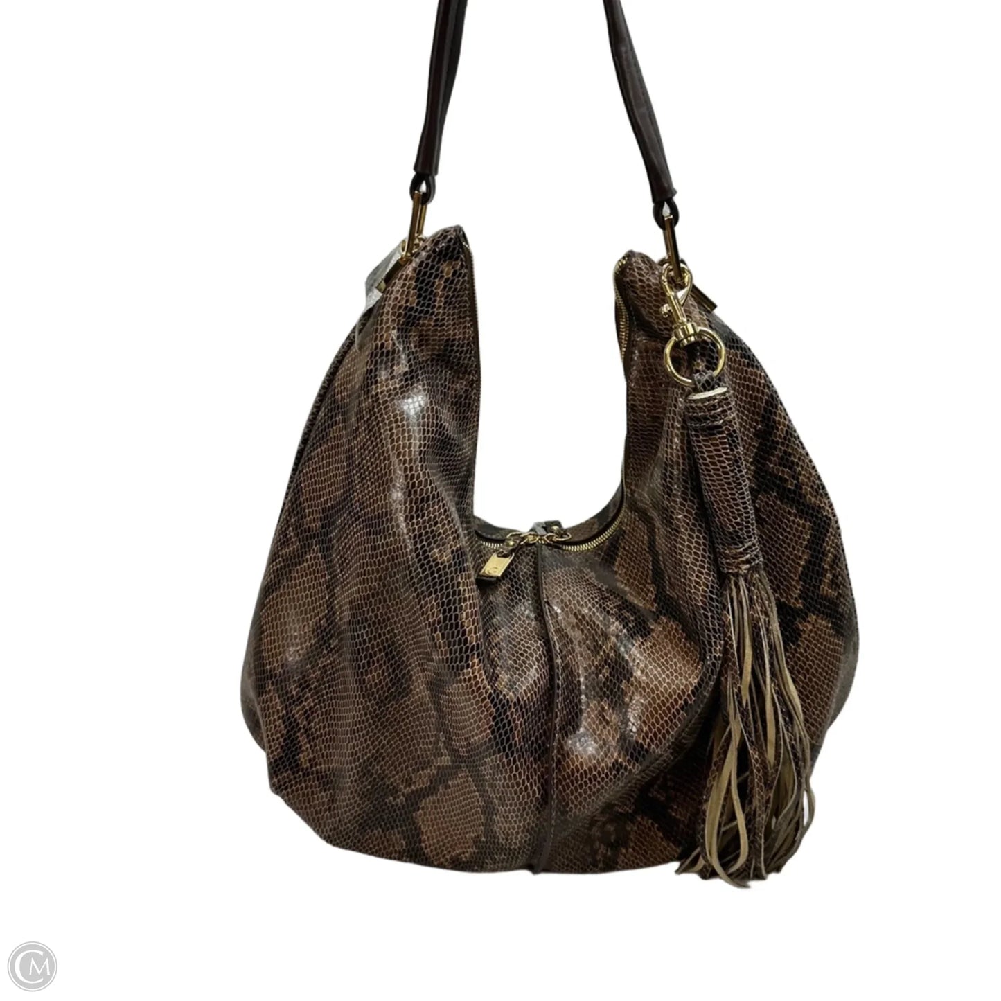 Handbag Leather By GILI, Size: Medium