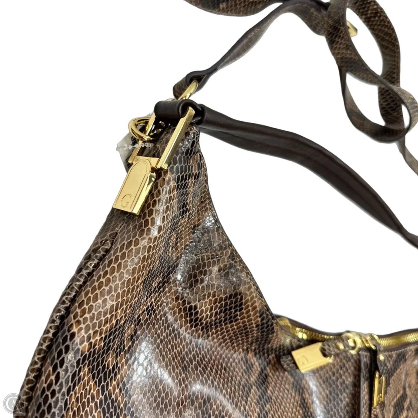 Handbag Leather By GILI, Size: Medium