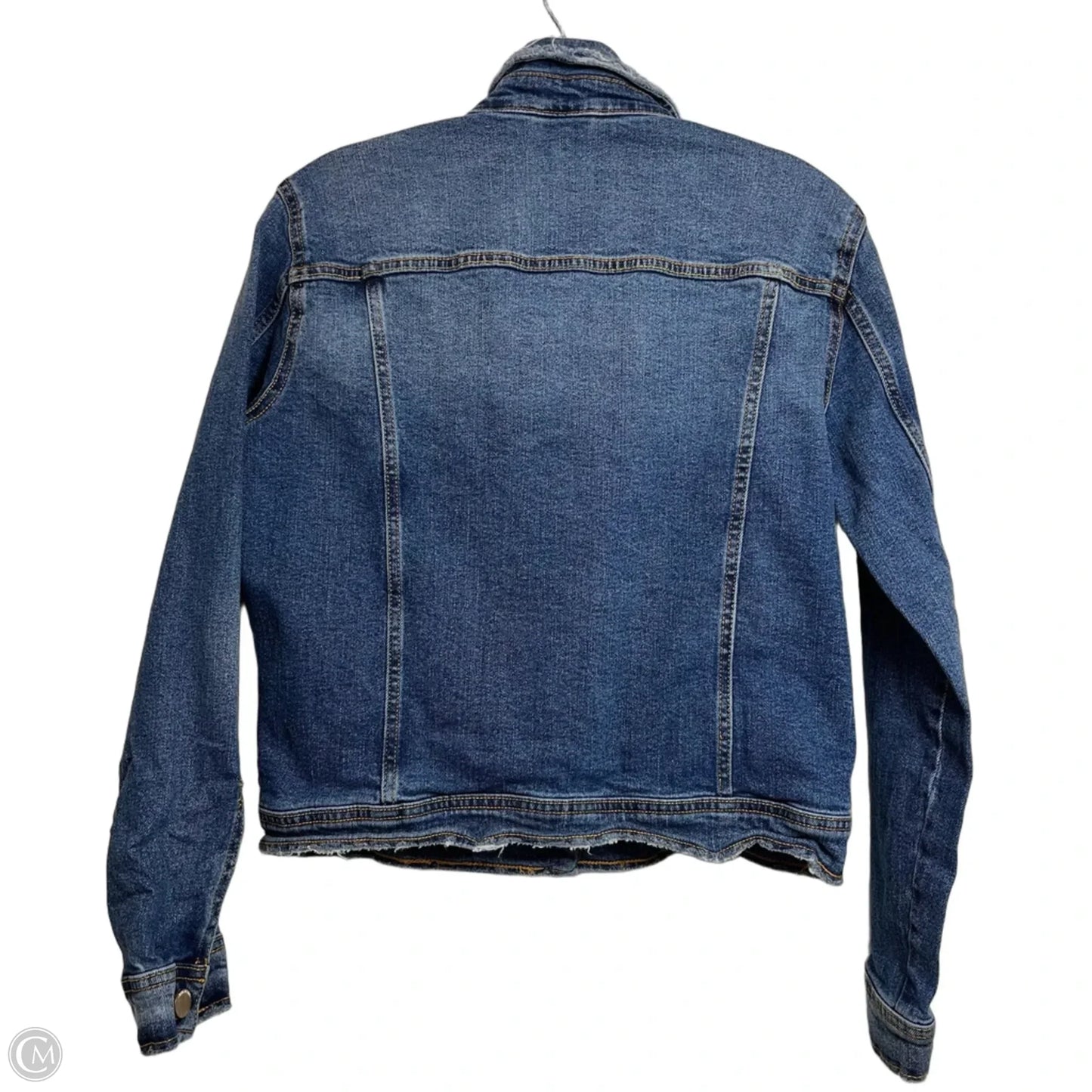 Jacket Denim By Zara In Blue Denim, Size: L