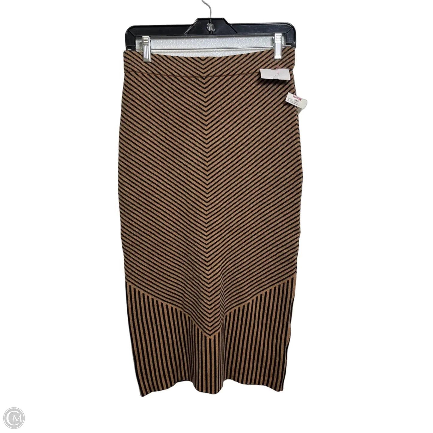 Skirt Set 2pc By Rachel Zoe In Black & Brown, Size: S