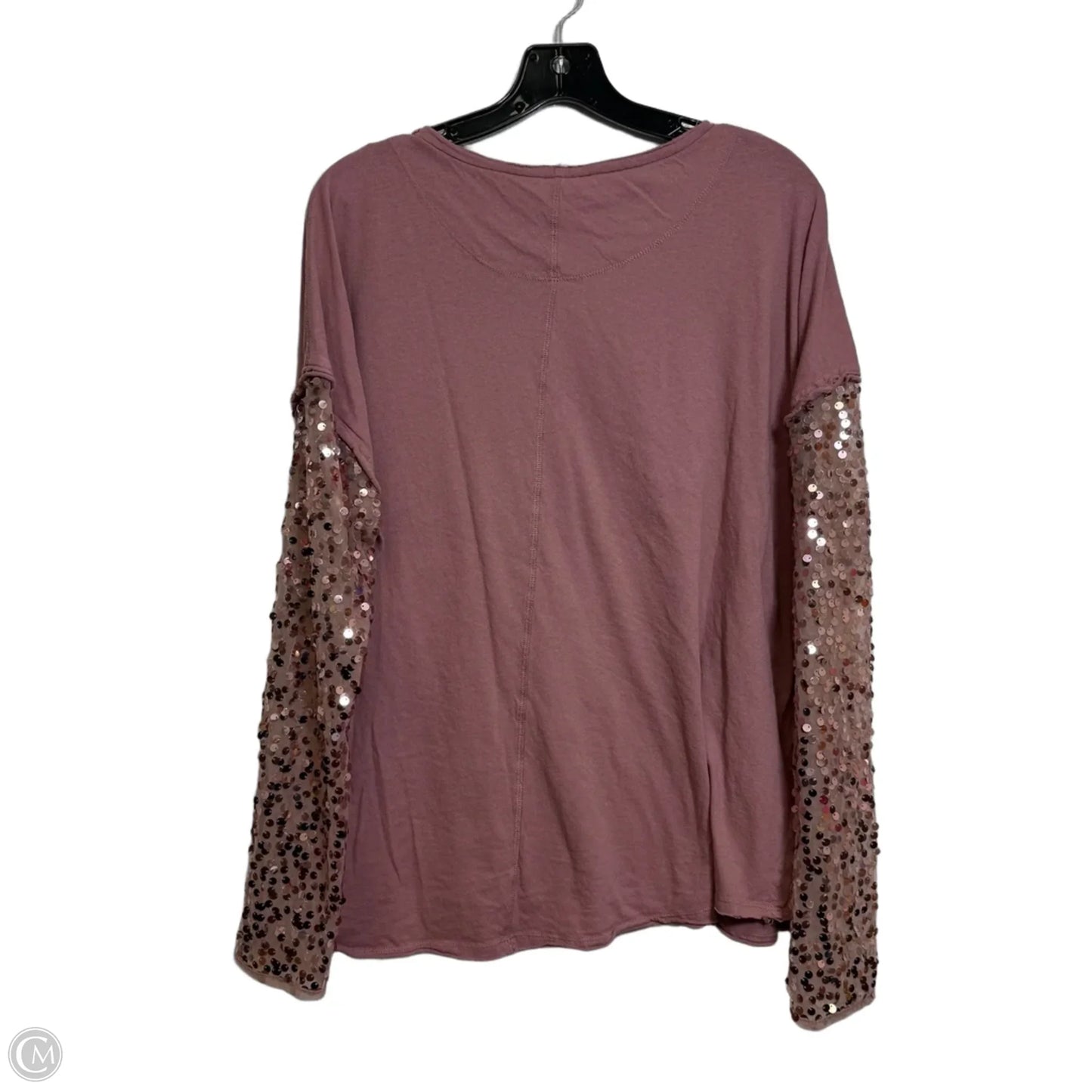 Top Long Sleeve By Free People In Pink, Size: Xl