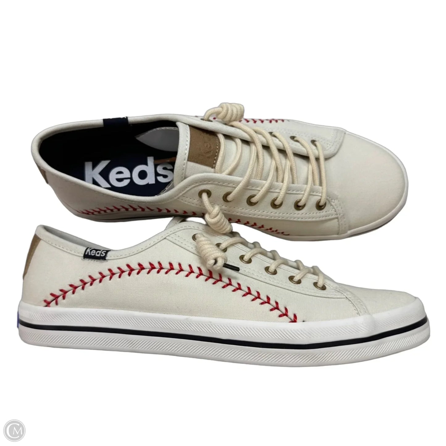 Baseball Shoes Athletic By Keds In White, Size: 7.5
