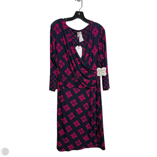 Dress Casual Maxi By Hatley In Navy, Size: L