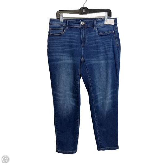 Jeans Straight By J. Jill In Blue Denim, Size: 16