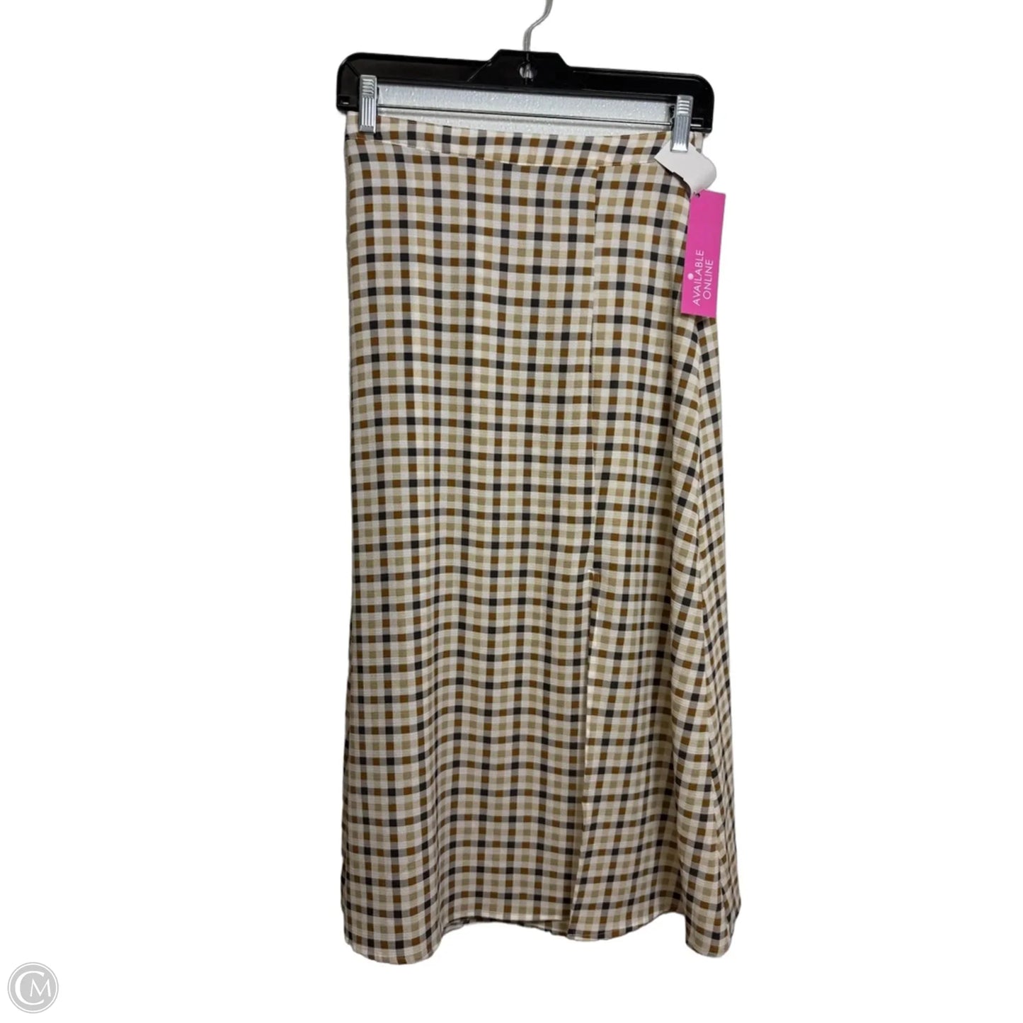 Skirt Maxi By Vero Moda In Plaid Pattern, Size: Xs