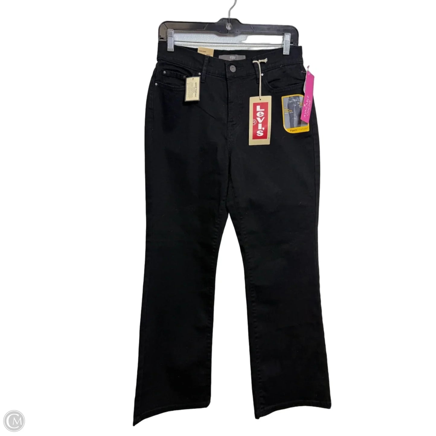 Jeans Skinny By Levis In Black, Size: 10p