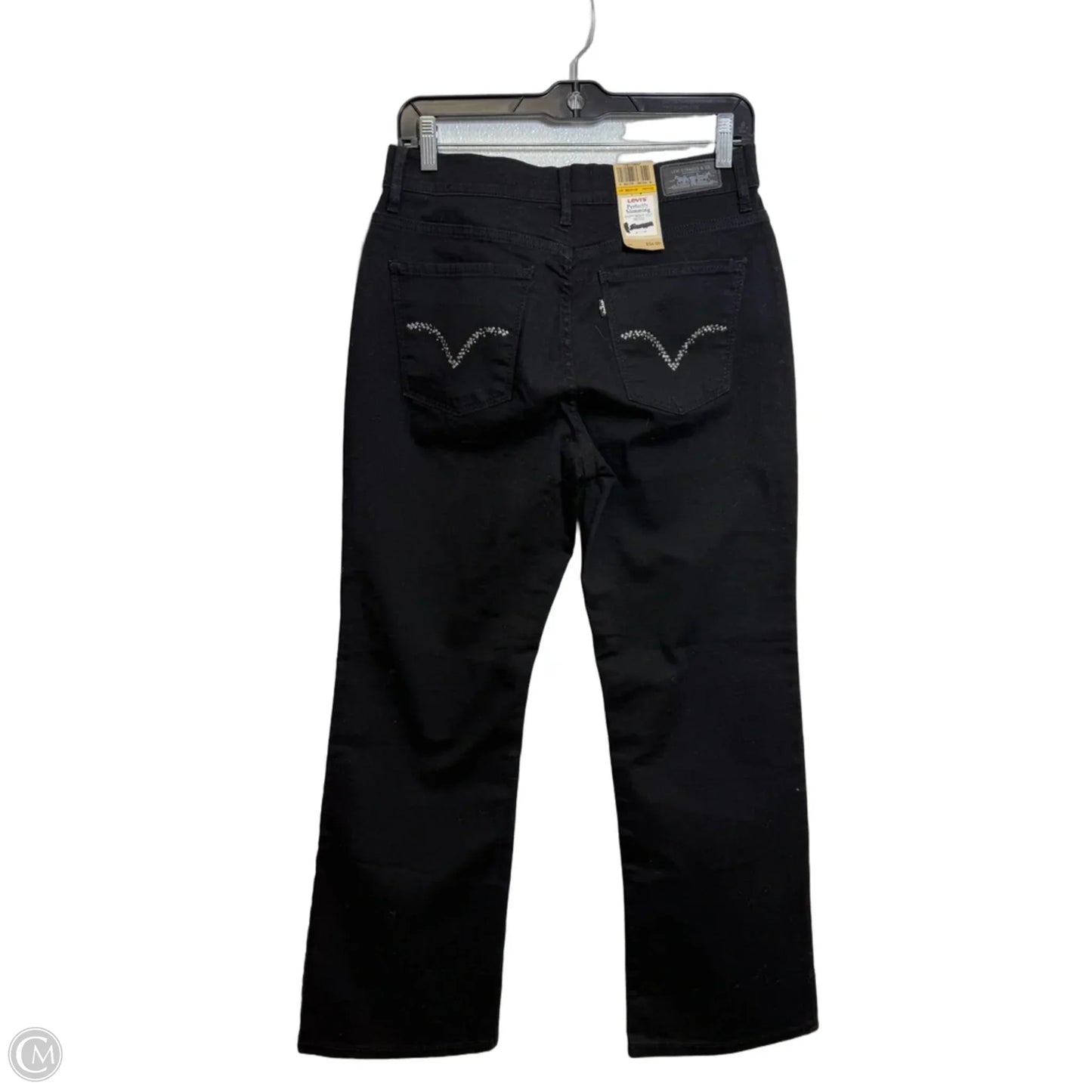 Jeans Skinny By Levis In Black, Size: 10p