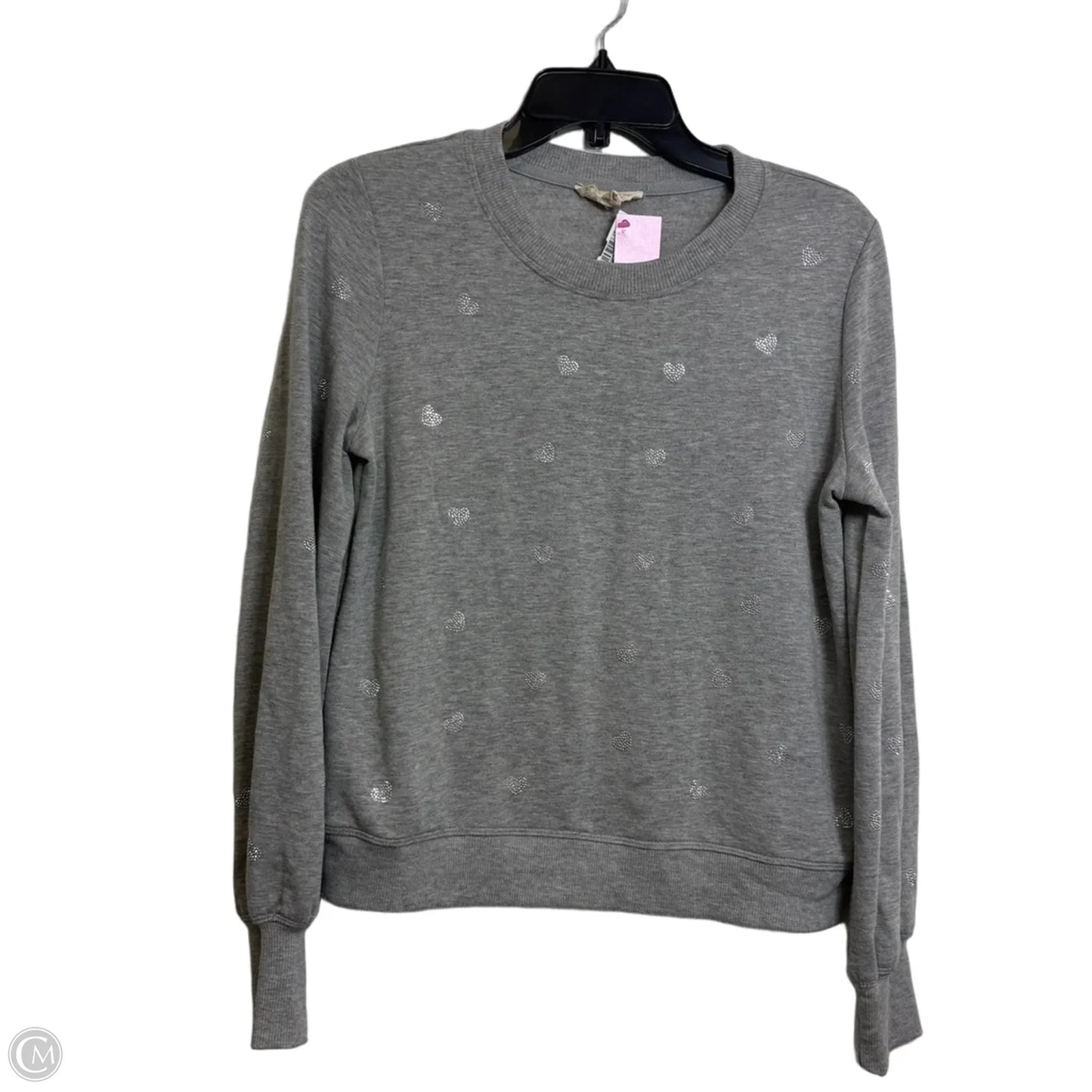 Sweatshirt Crewneck By Marled In Grey, Size: S