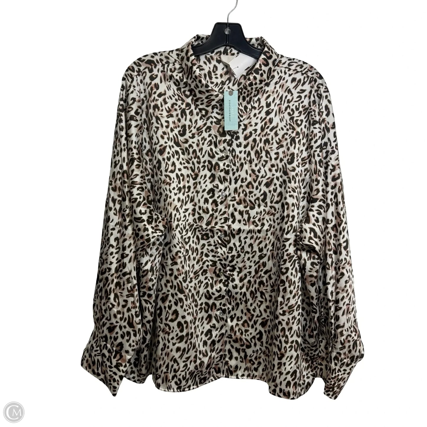 Top 2pc Short Sleeve By Maeve In Animal Print, Size: 2x