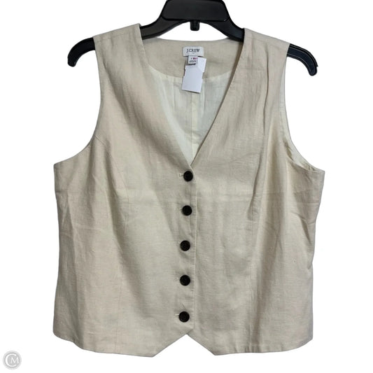 Vest Other By J. Crew In Beige, Size: 12