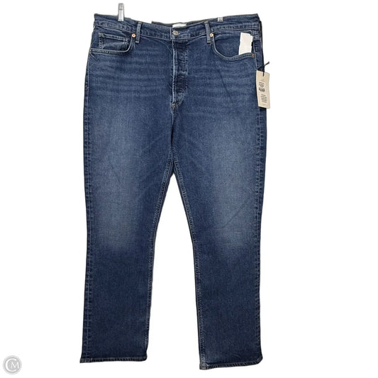 Jeans Straight By Citizens Of Humanity In Blue Denim, Size: 18