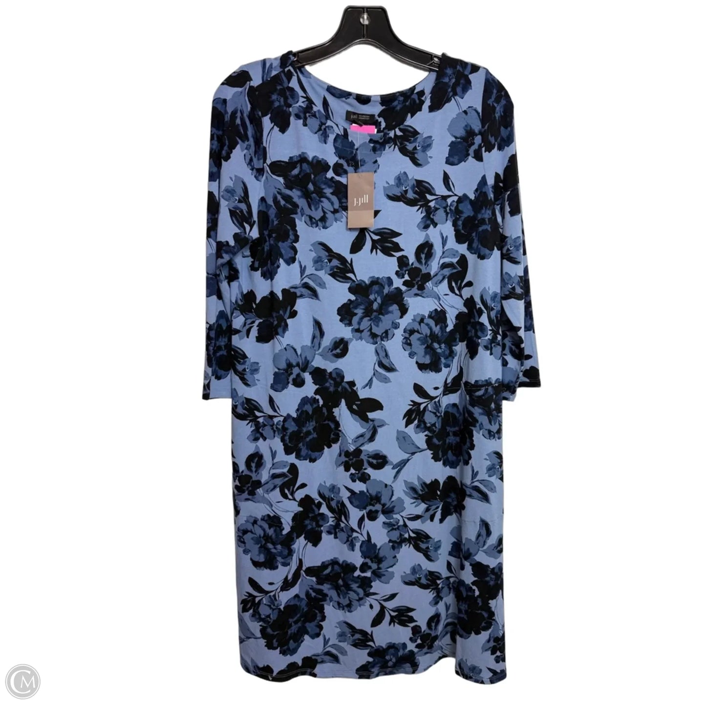 Dress Casual Midi By J. Jill In Blue, Size: S