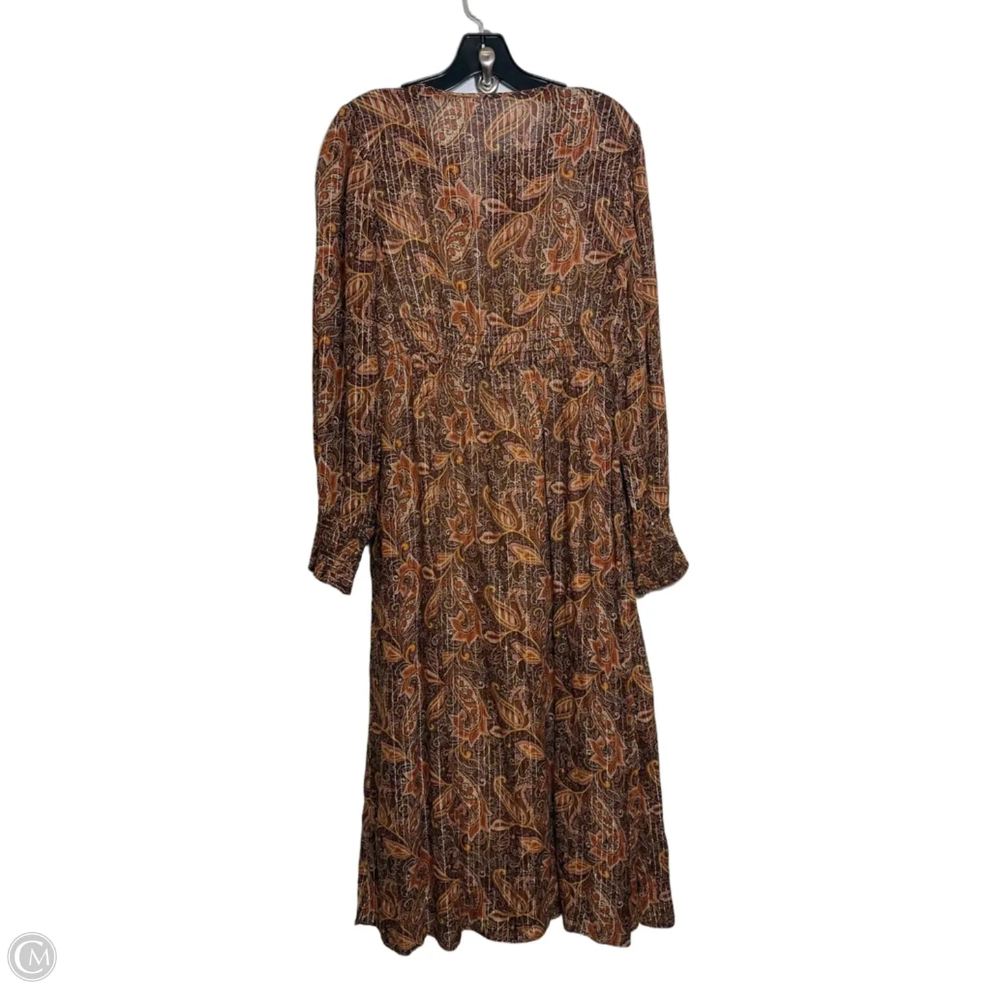 Dress Casual Maxi By J. Jill In Bronze, Size: S