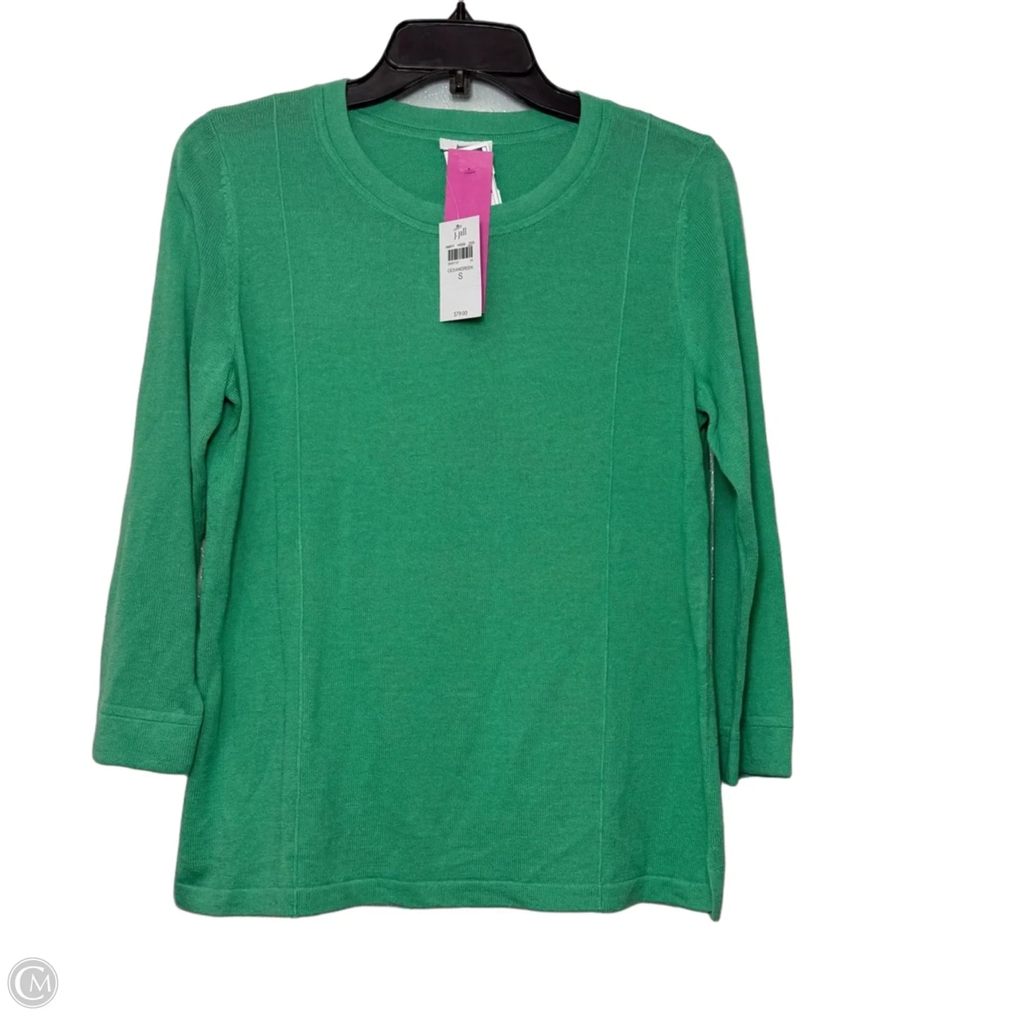 Top Long Sleeve By J. Jill In Green, Size: S