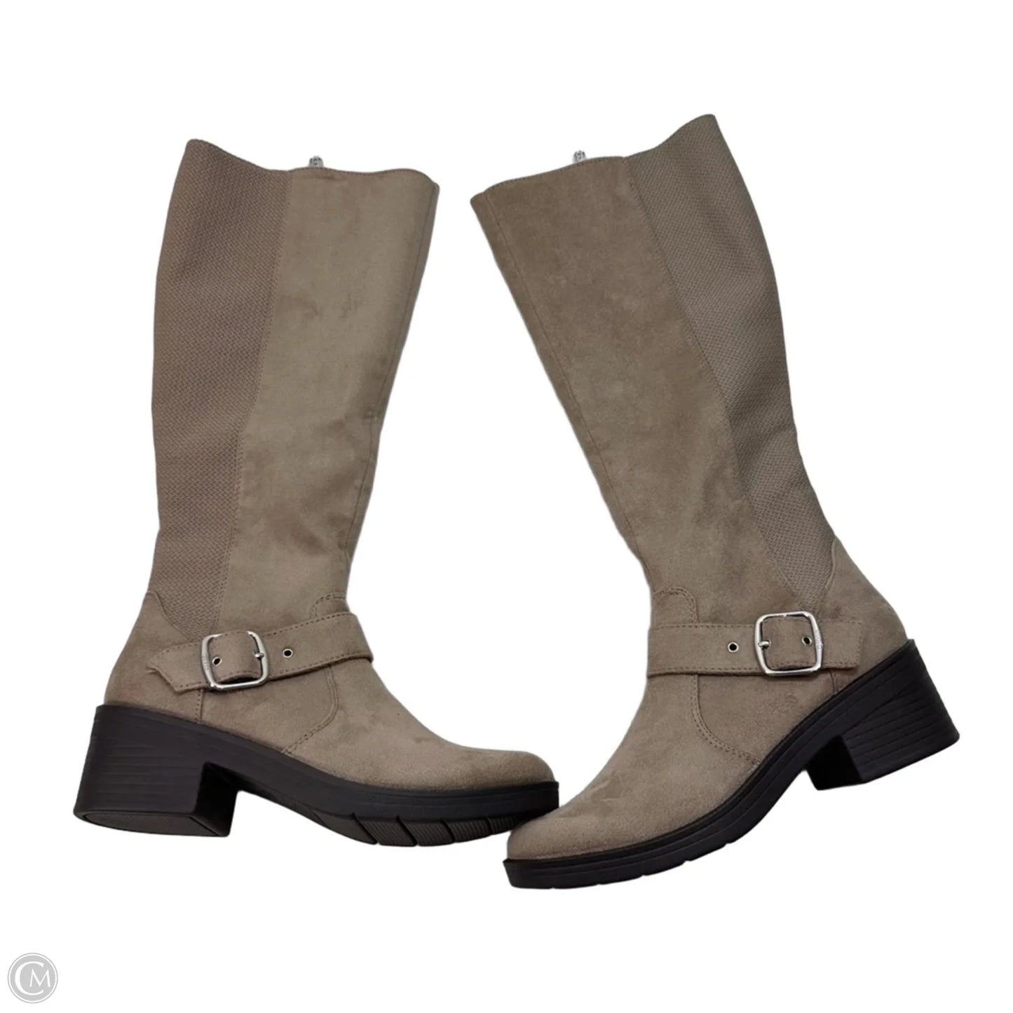 Boots Knee Flats By Life Stride In Beige, Size: 7