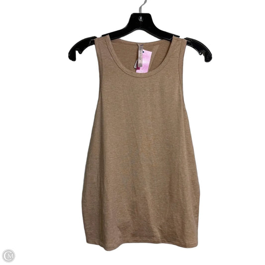 Athletic Tank Top By Fabletics In Beige, Size: M