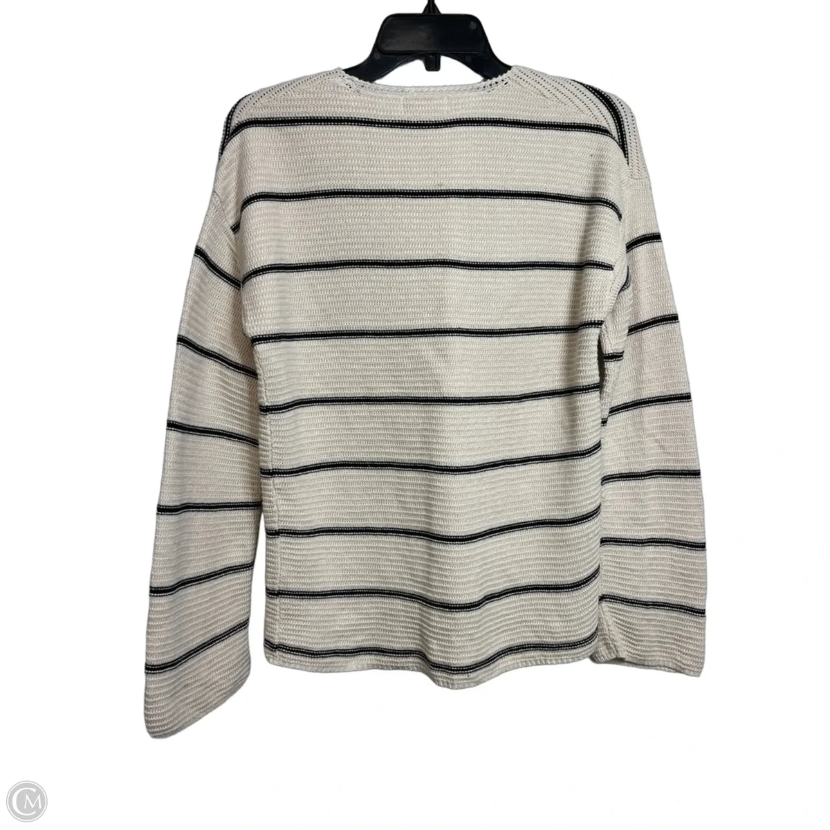 Sweater By Evereve In Black & Cream, Size: S