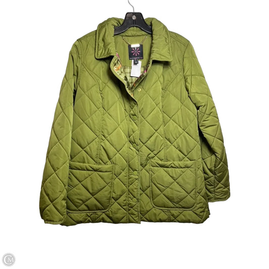Jacket Other By Isaac Mizrahi Live Qvc In Green, Size: S