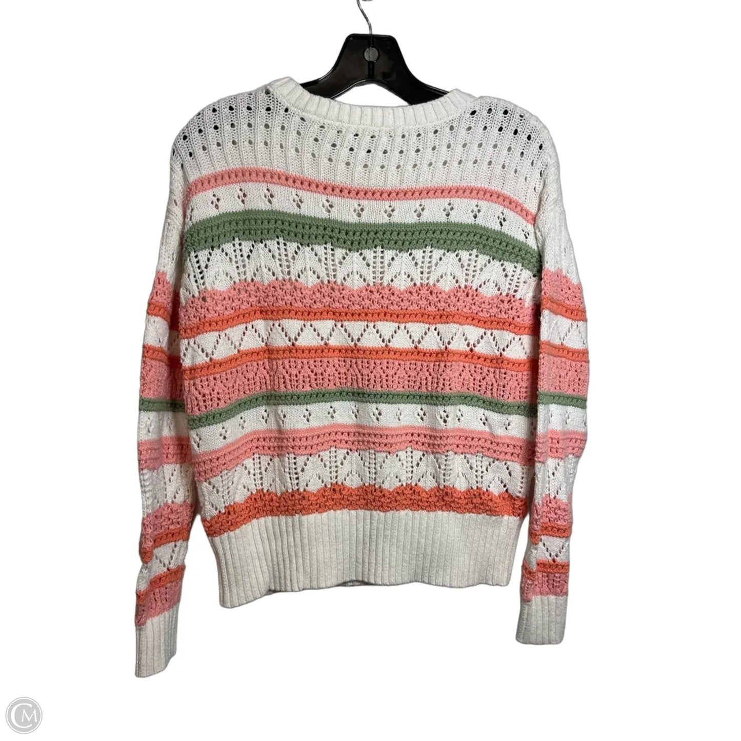 Sweater By Loft In Striped Pattern, Size: Xs