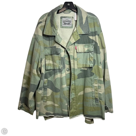 Jacket Denim By Levis In Camouflage Print, Size: 3x