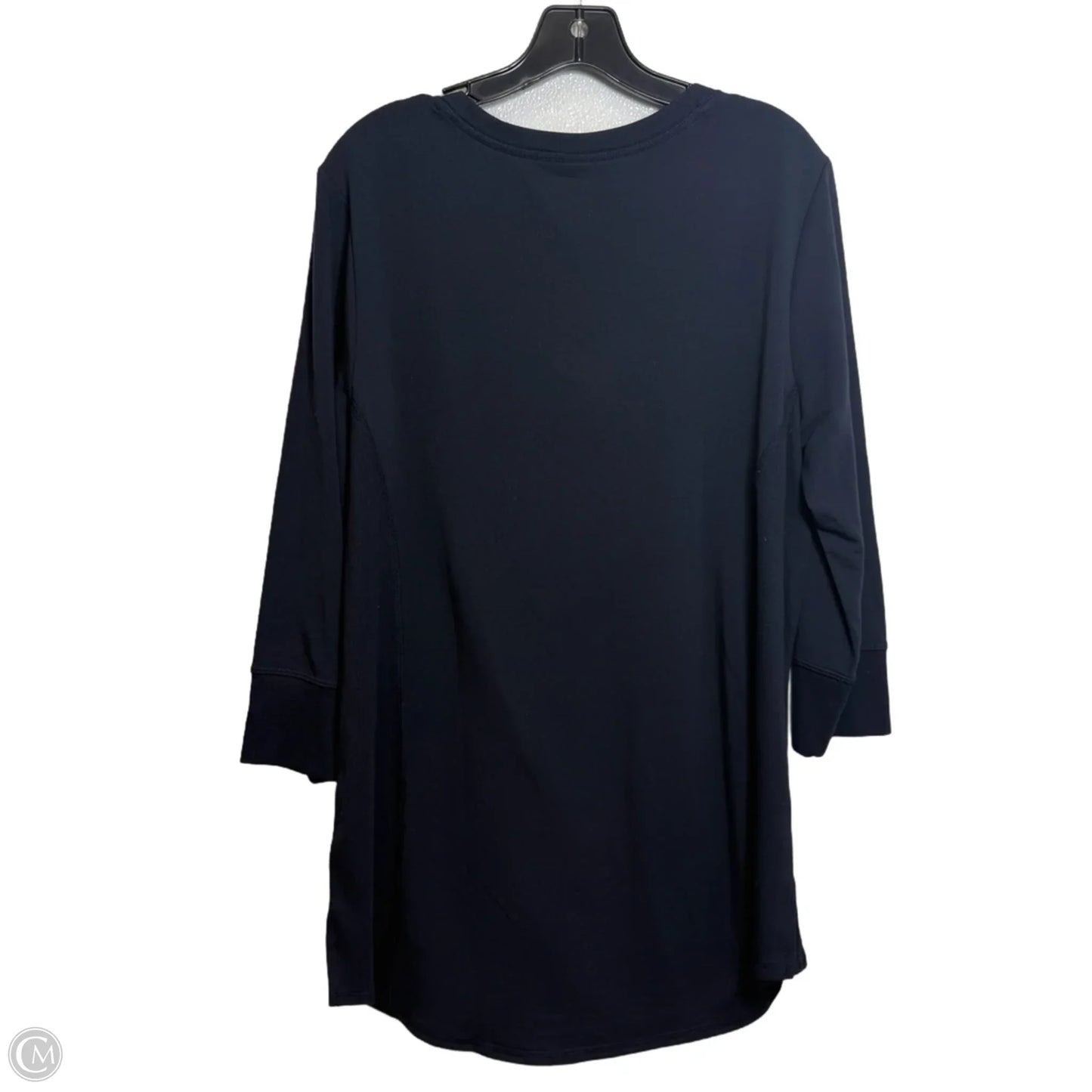 Top Long Sleeve By Chicos In Navy, Size: L