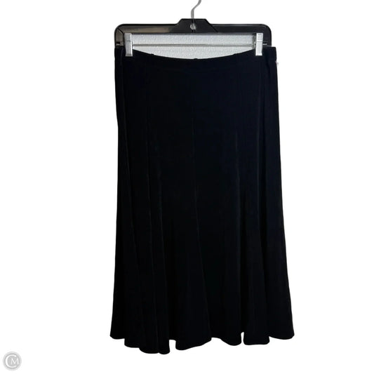 Skirt Midi By Chicos In Black, Size: M