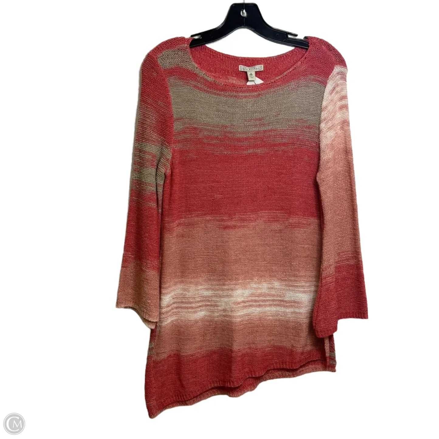 Sweater By Dana Buchman In Coral, Size: S