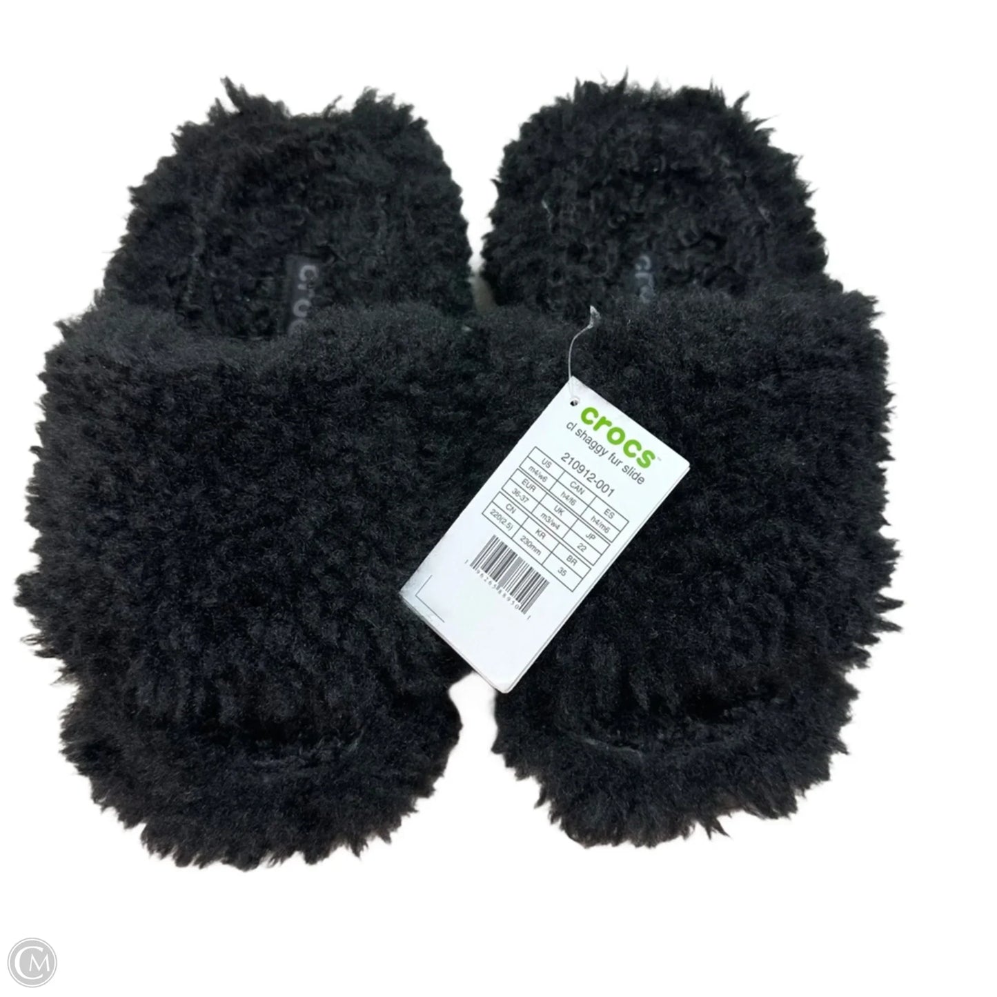 Slides By Crocs In Black, Size: 6