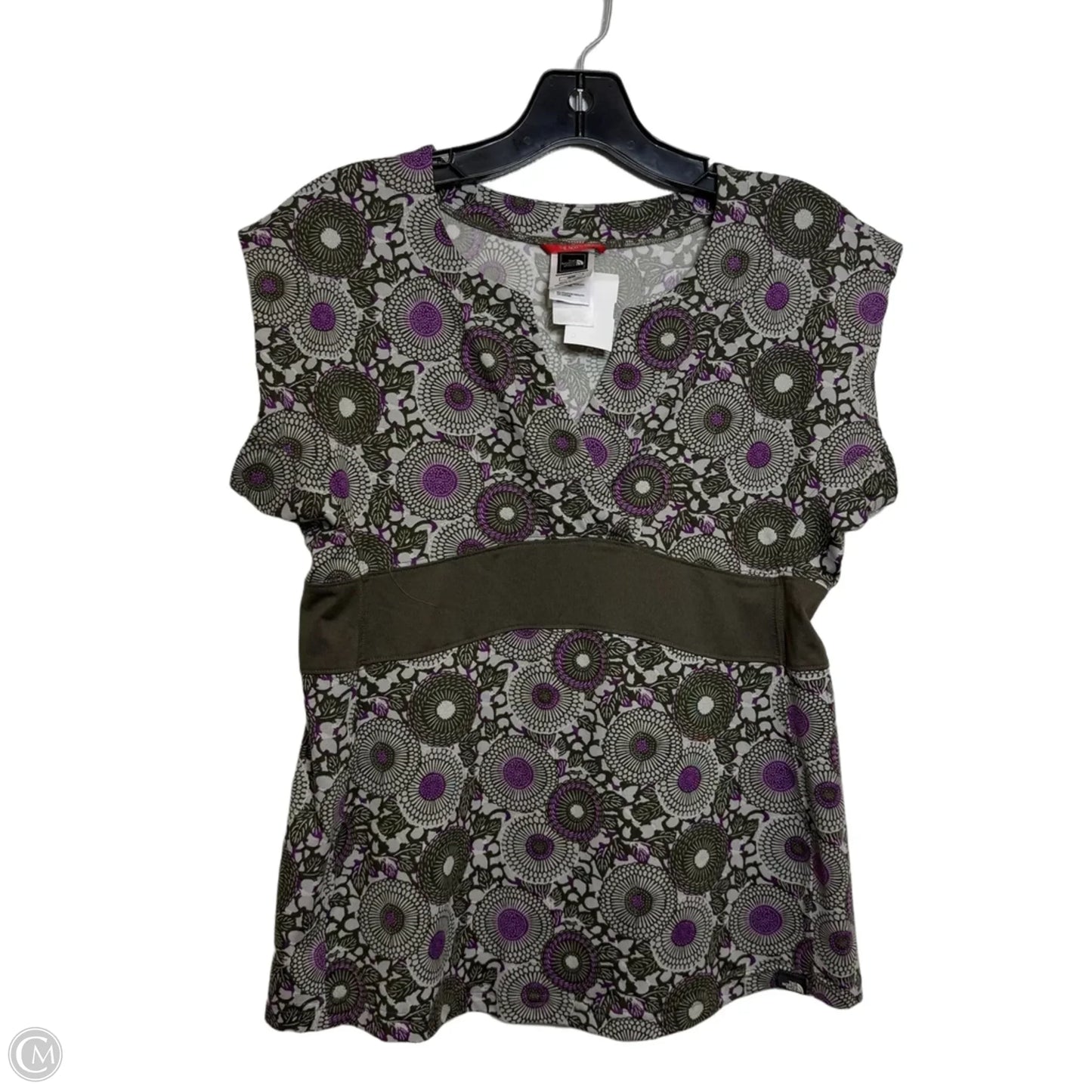 Top Sleeveless By The North Face In Green & Purple, Size: M