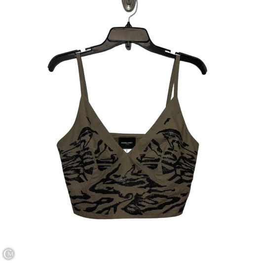 Cropped sequin Top Cami By Rachel Comey In Black & Brown, Size: 4