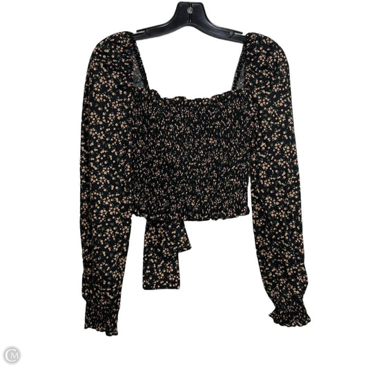 Top Long Sleeve By Avantlook In Floral Print, Size: M