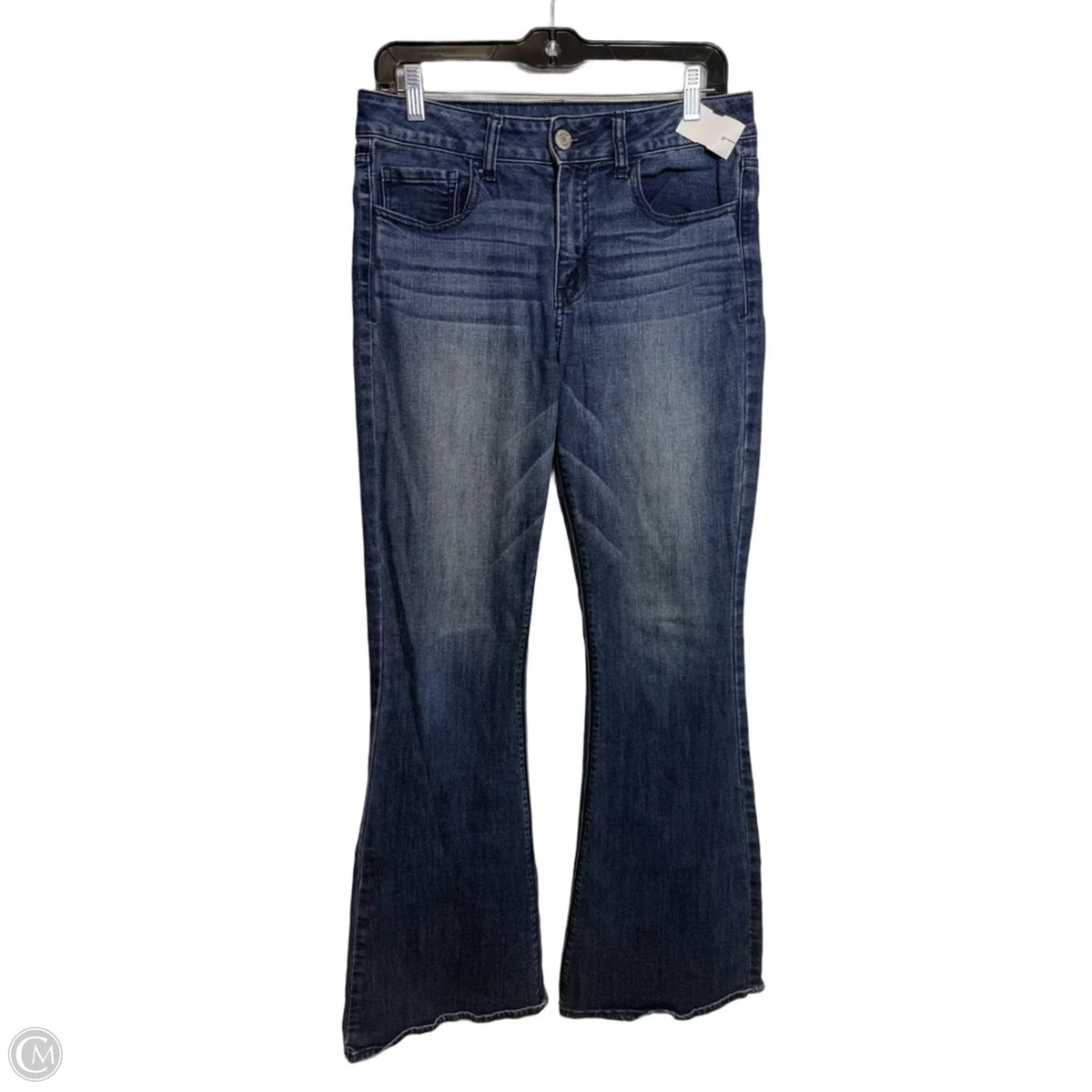 Jeans Boot Cut By American Eagle In Blue, Size: 8