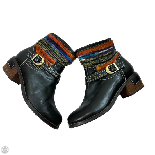 Boots Ankle Flats By Lartiste In Multi-colored, Size: 9