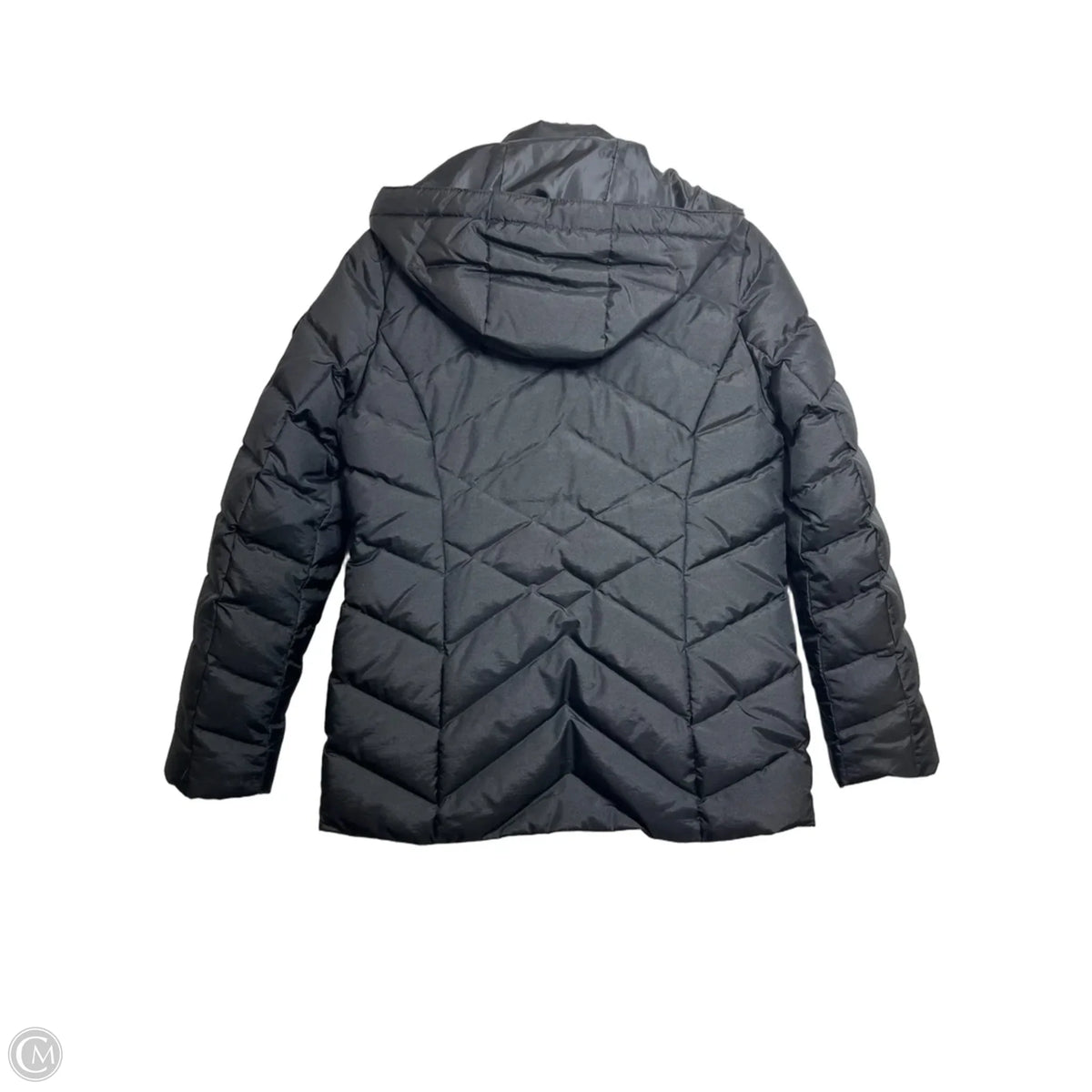 Coat Puffer & Quilted By Eddie Bauer In Black, Size: M