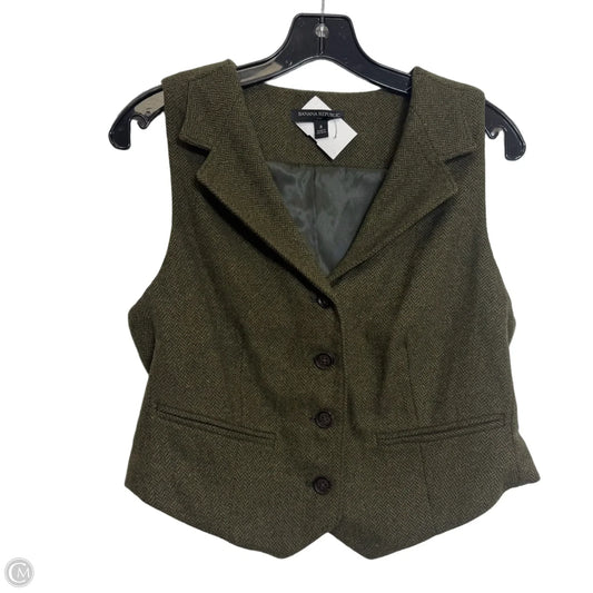 Vest Other By Banana Republic In Green, Size: M