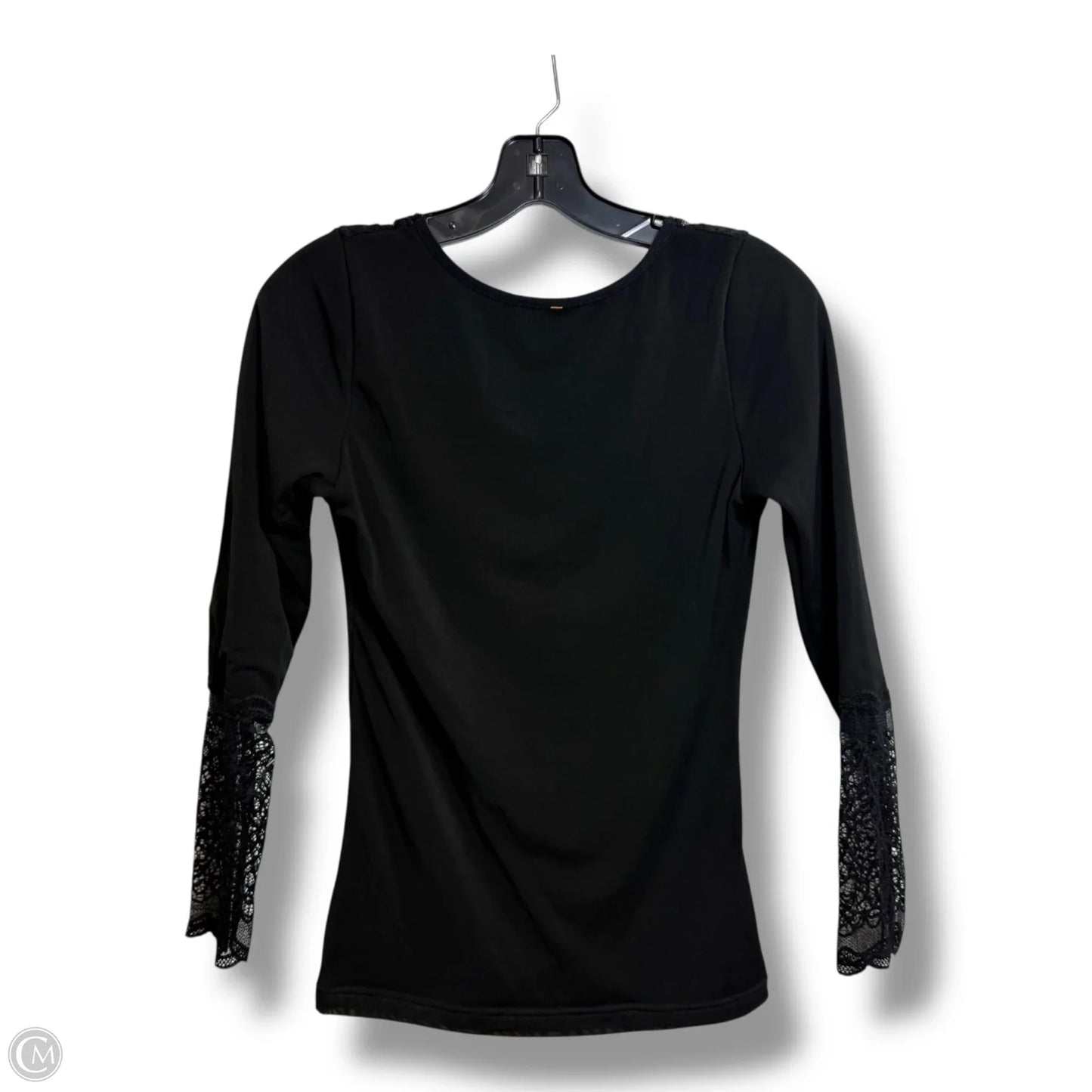 Top Long Sleeve By Clothes Mentor In Black, Size: M
