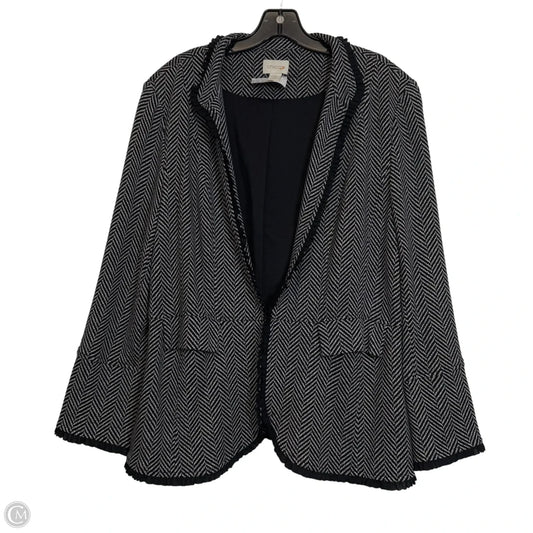 Blazer By Chicos In Black, Size: Xl
