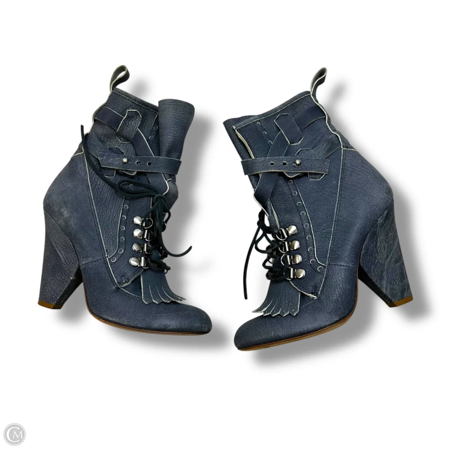 Shoes Heels Block By Jerome C. Rousseau In Blue, Size: 5.5