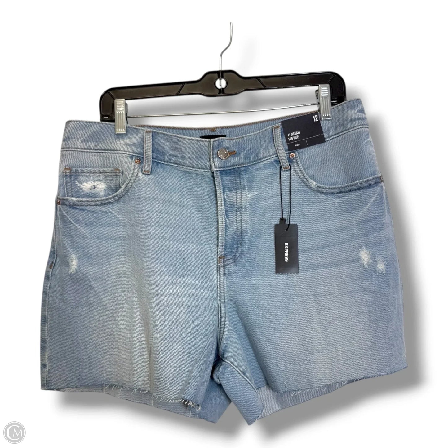 Shorts By Express In Blue, Size: 12