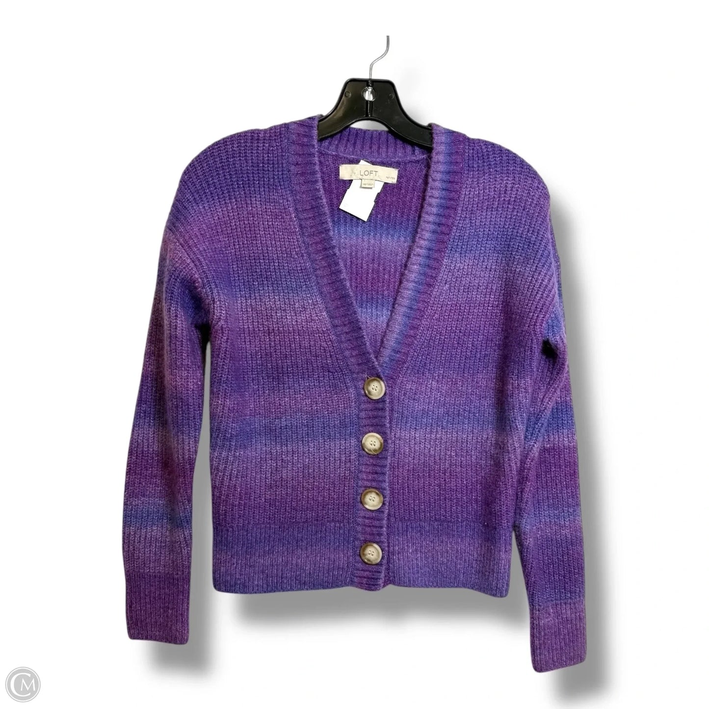 Sweater By Loft In Purple, Size: Xsp