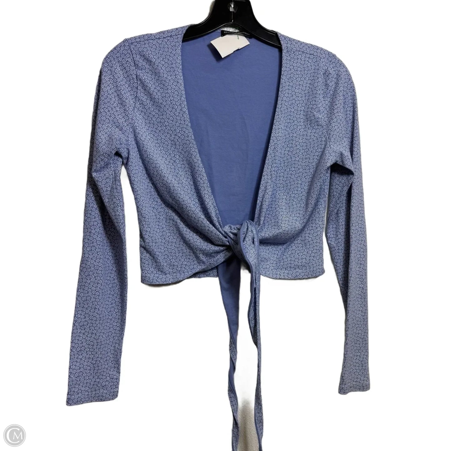 Top Long Sleeve By Brandy Melville In Blue, Size: S