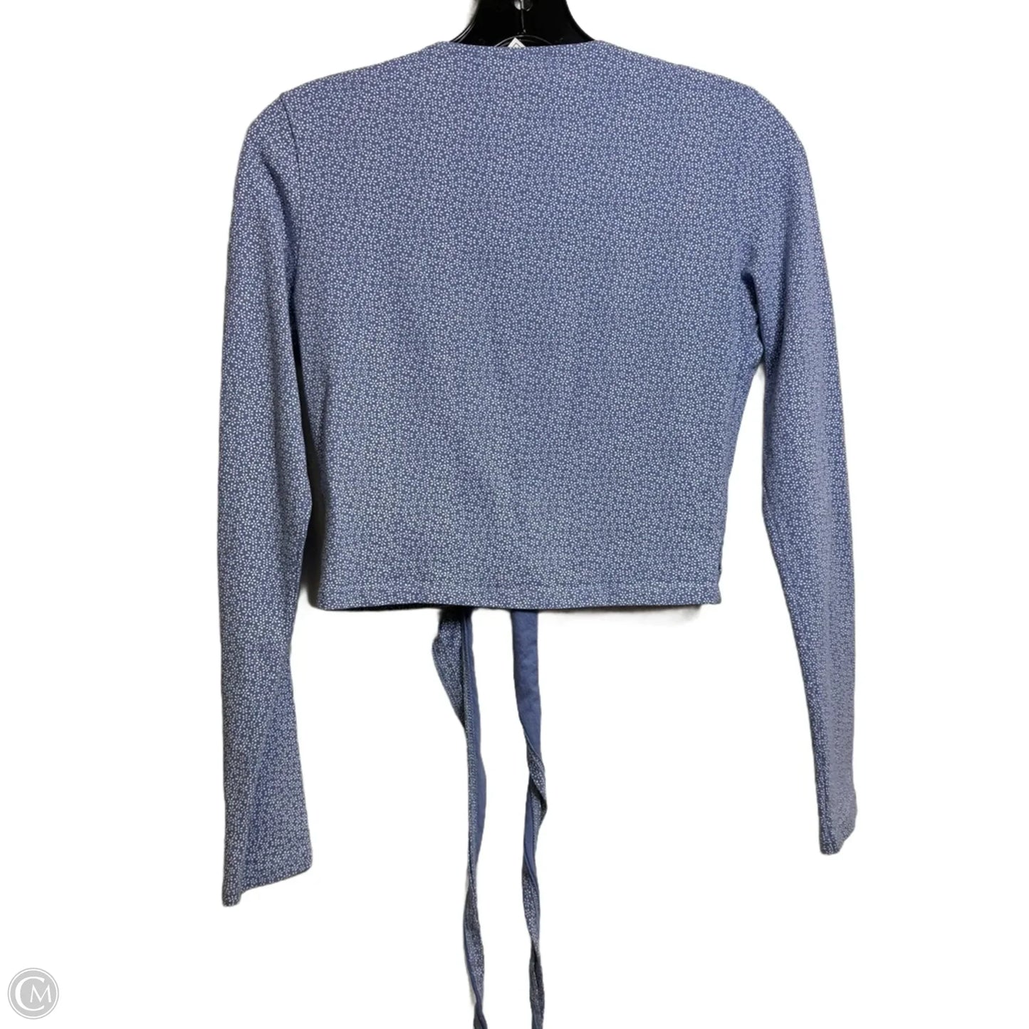 Top Long Sleeve By Brandy Melville In Blue, Size: S