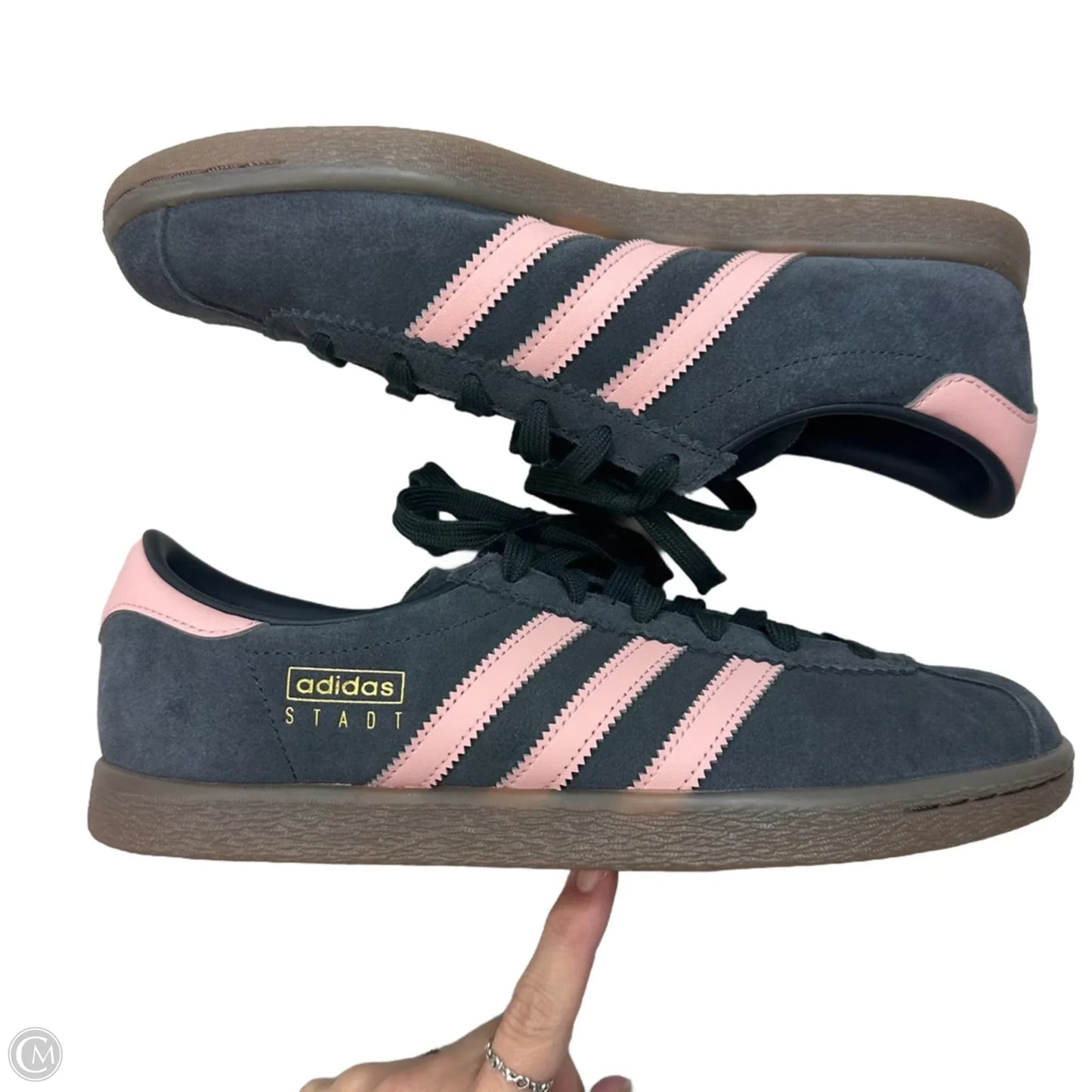 Shoes Athletic By Adidas In Grey, Size: 10