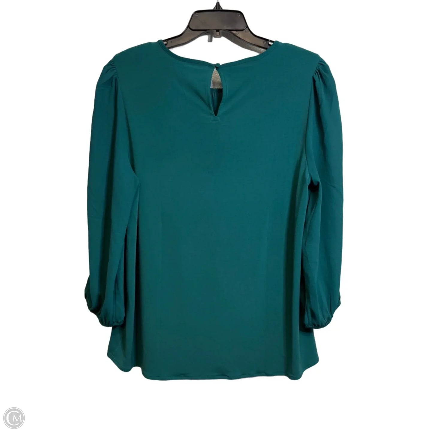 Top Long Sleeve By Ann Taylor In Green, Size: L