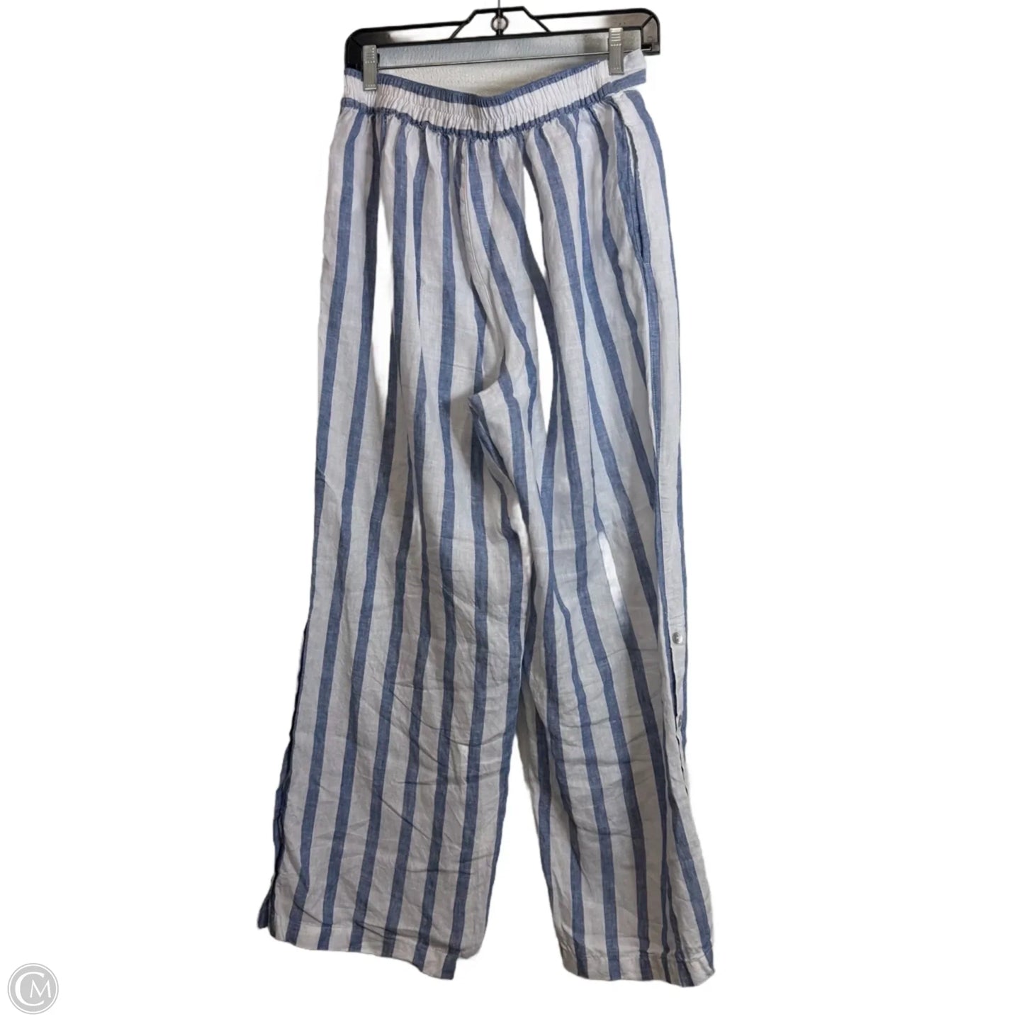 Pants Linen By Jones And Co In Striped Pattern, Size: M