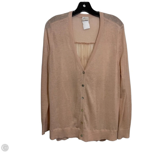 Sweater Cardigan By Chicos In Pink, Size: S