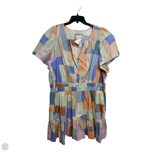 Dress Casual Short By Anthropologie In Multi-colored, Size: 3x