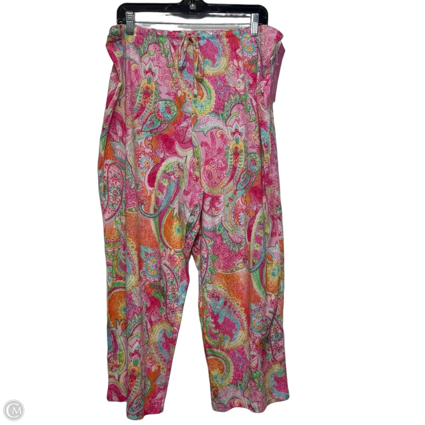 Pajamas 2pc By Lauren By Ralph Lauren In Paisley Print, Size: Xl