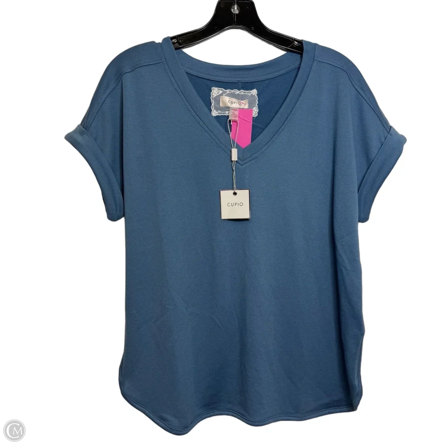 Top Short Sleeve By Cupio In Blue, Size: M
