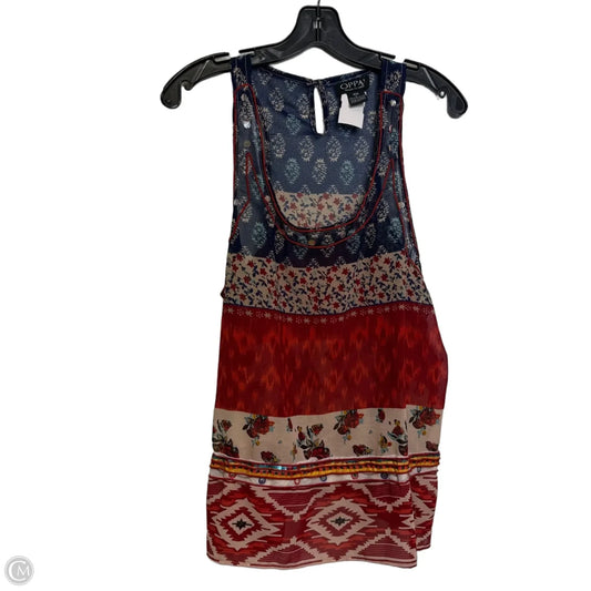 Tank Top By Clothes Mentor In Multi-colored, Size: L